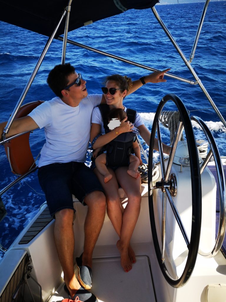 Voyager en bateau avec un bébé